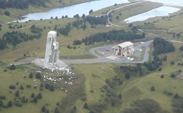 Kodiak Launch Facility po eksplozji