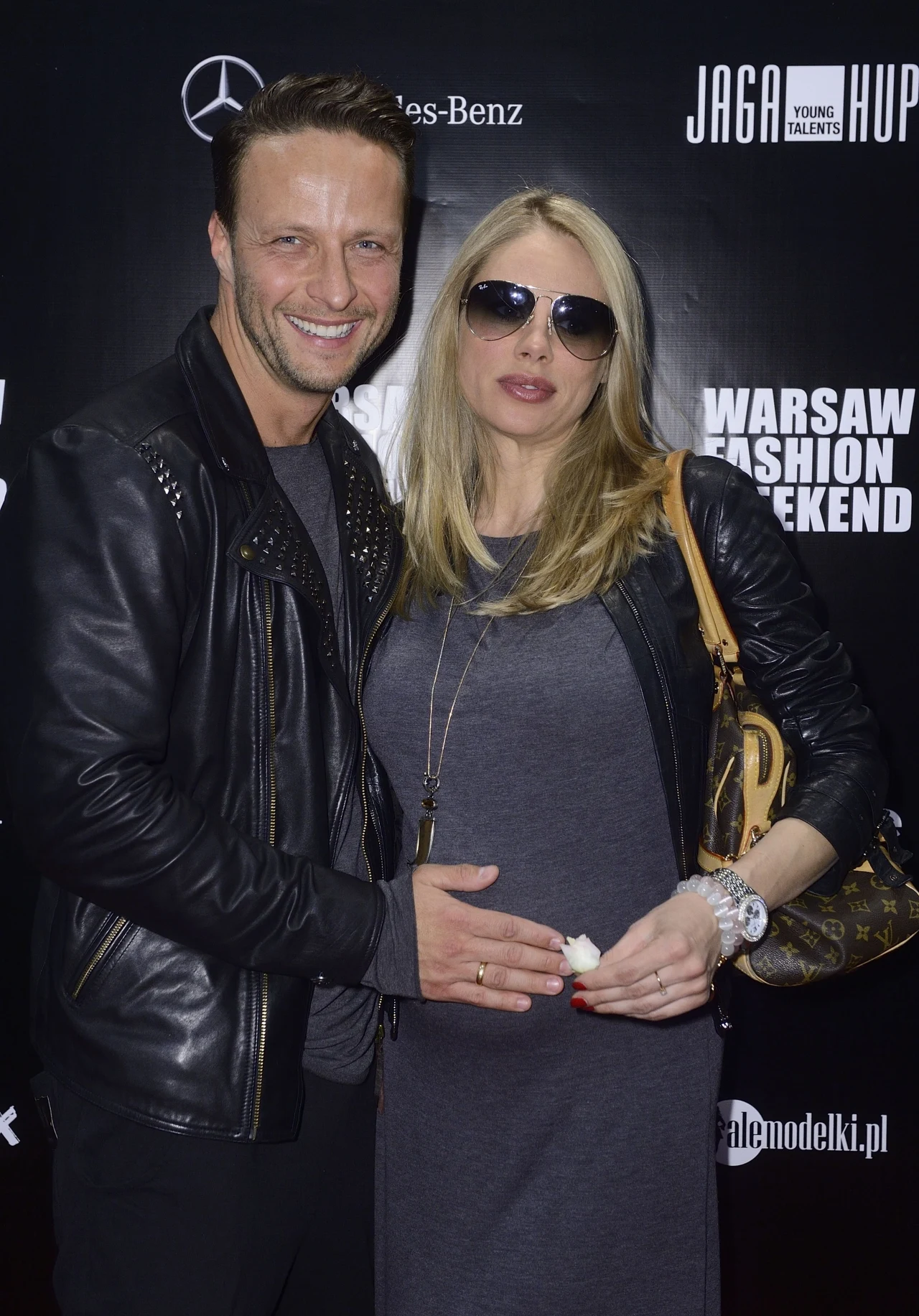 Magda Modra z mężem Magda Modra z mężem