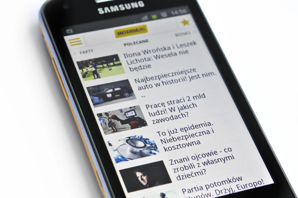 Aplikacja INTERIA Fakty, Wiadomości Aplikacja INTERIA Fakty, Wiadomości