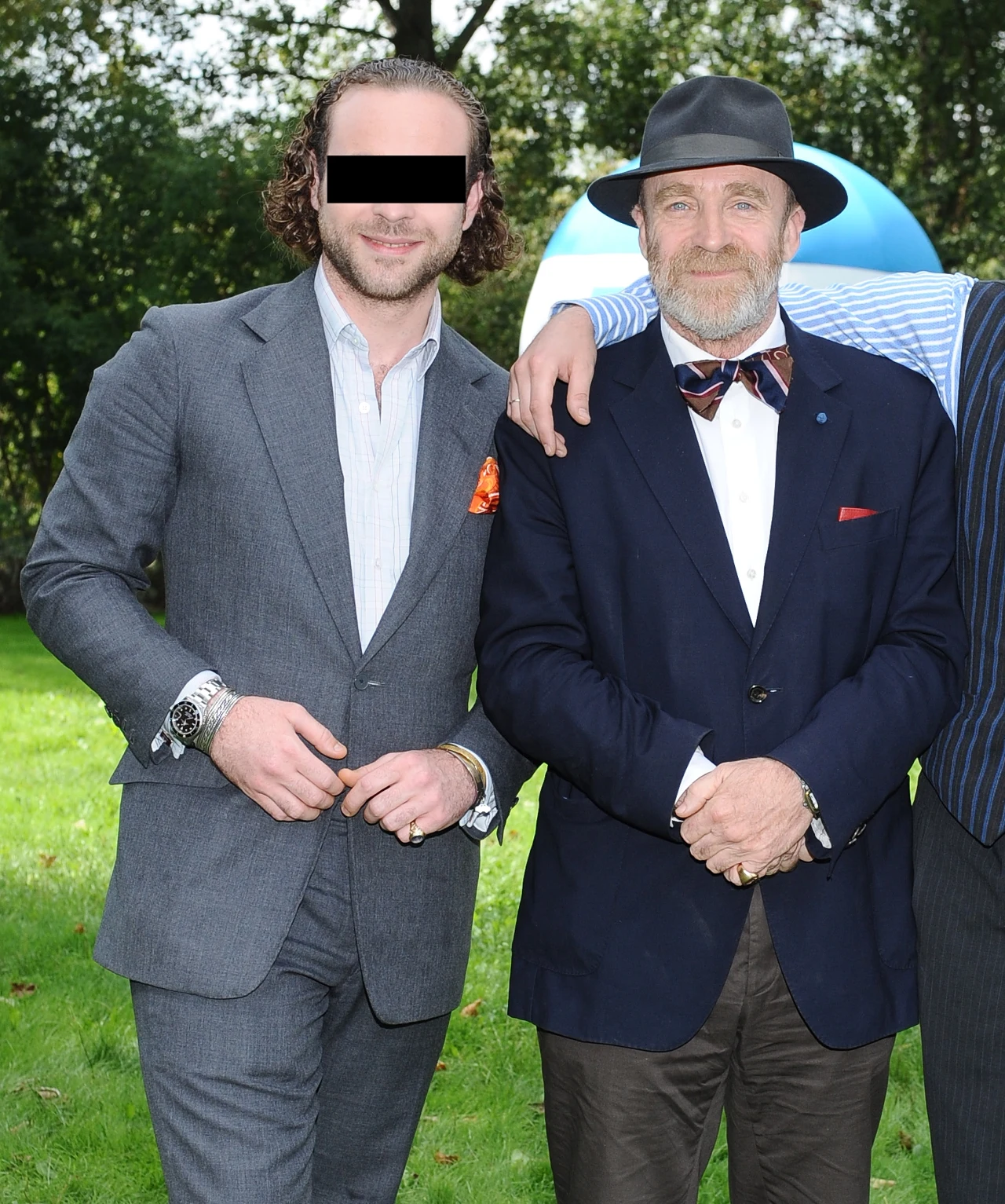 Adam G. junior z ojcem Adam G. junior z ojcem