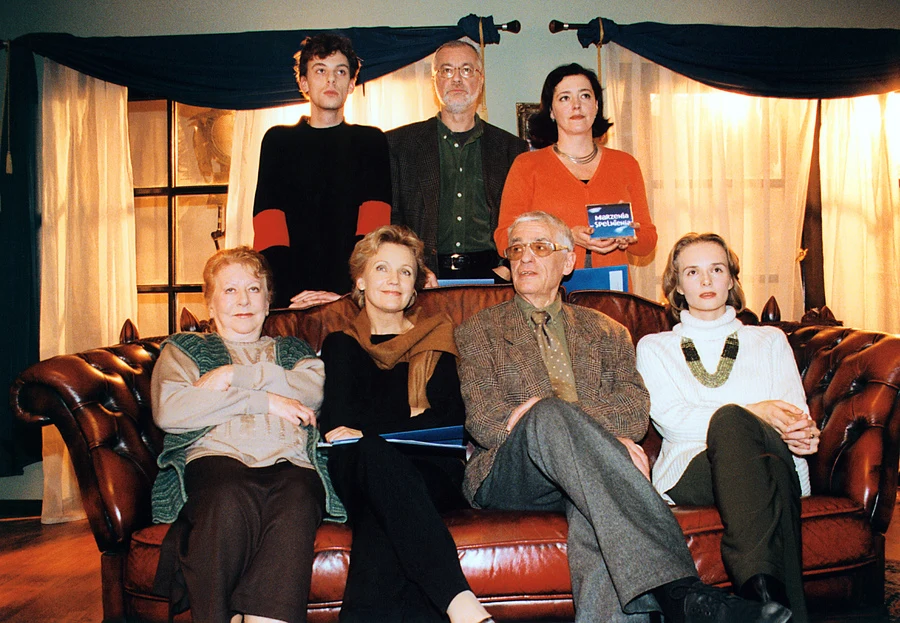 Sława Kwasniewska na planie serialu "Marzenia do spełnienia"