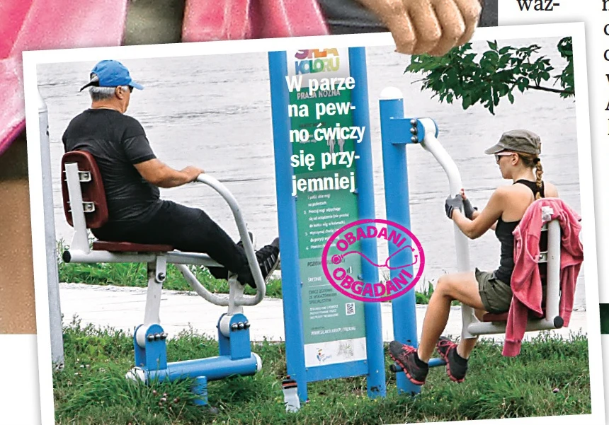 Karolina Nolbrzak dba o kondycję swojego partnera Karolina Nolbrzak dba o kondycję swojego partnera