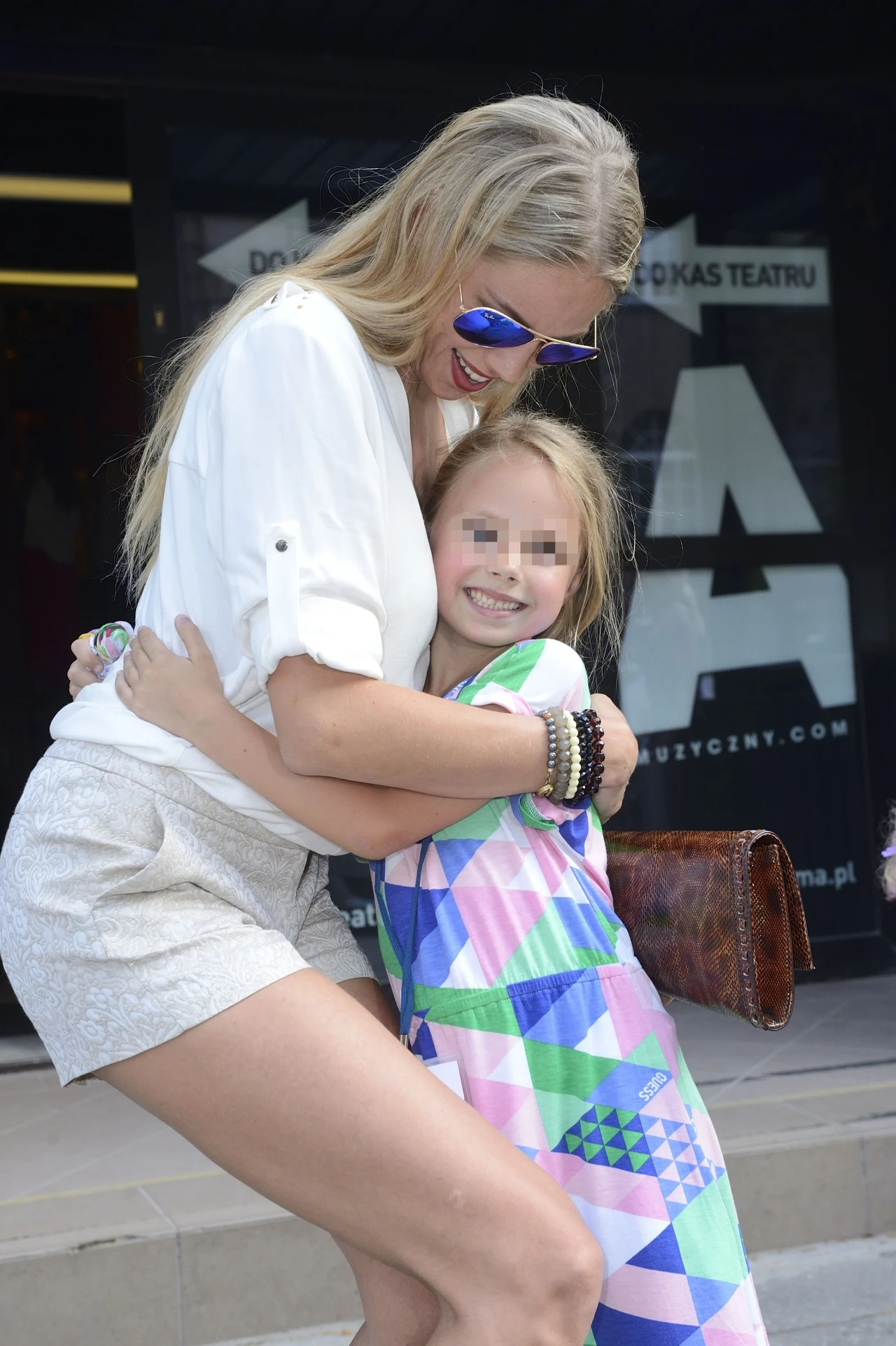 Magda z córką Magda z córką