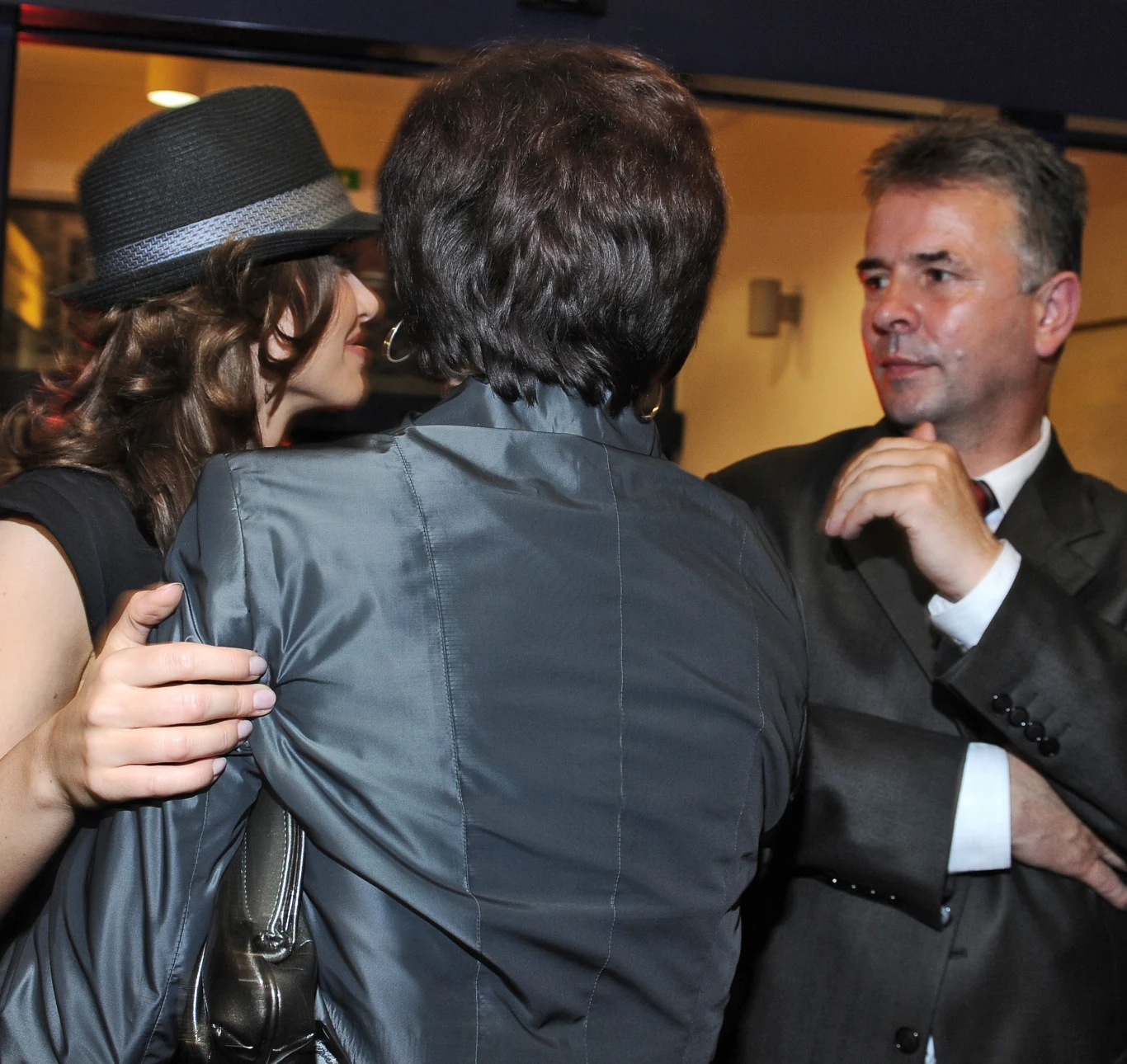 Andrzej Żmuda-Trzebiatowski na premierze córki Andrzej Żmuda-Trzebiatowski na premierze córki