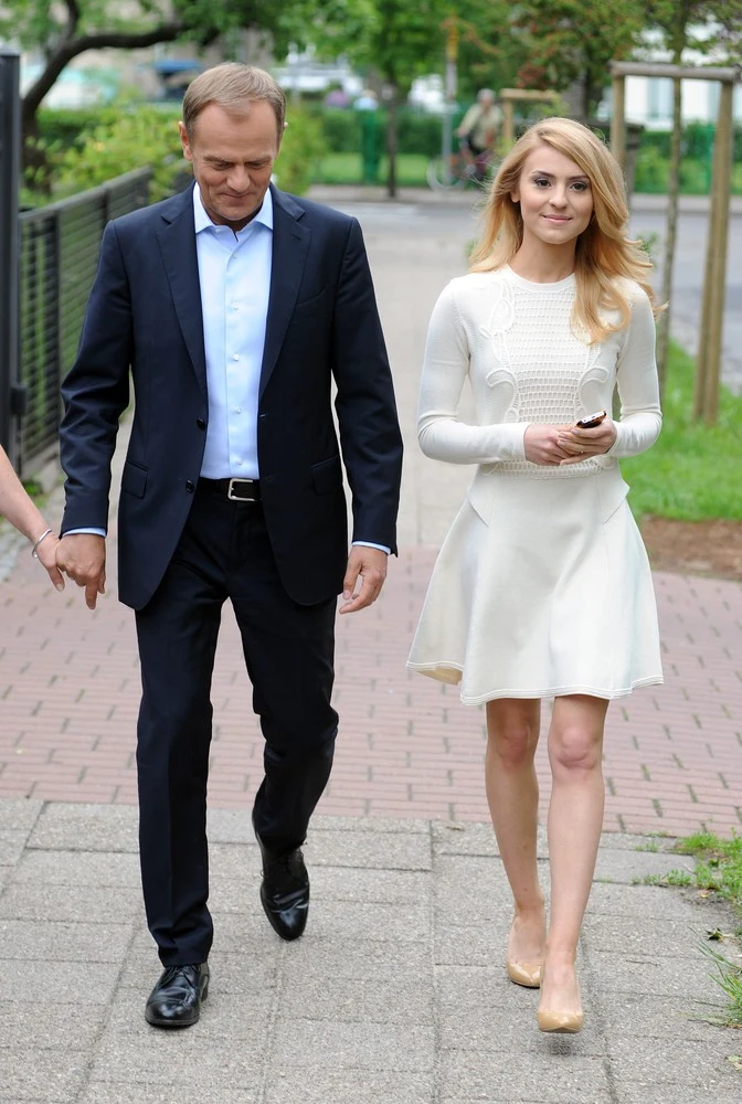 Donald Tusk z córką Kasią Donald Tusk z córką Kasią