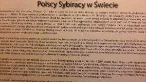 Polscy Sybiracy w świecie - wystawa