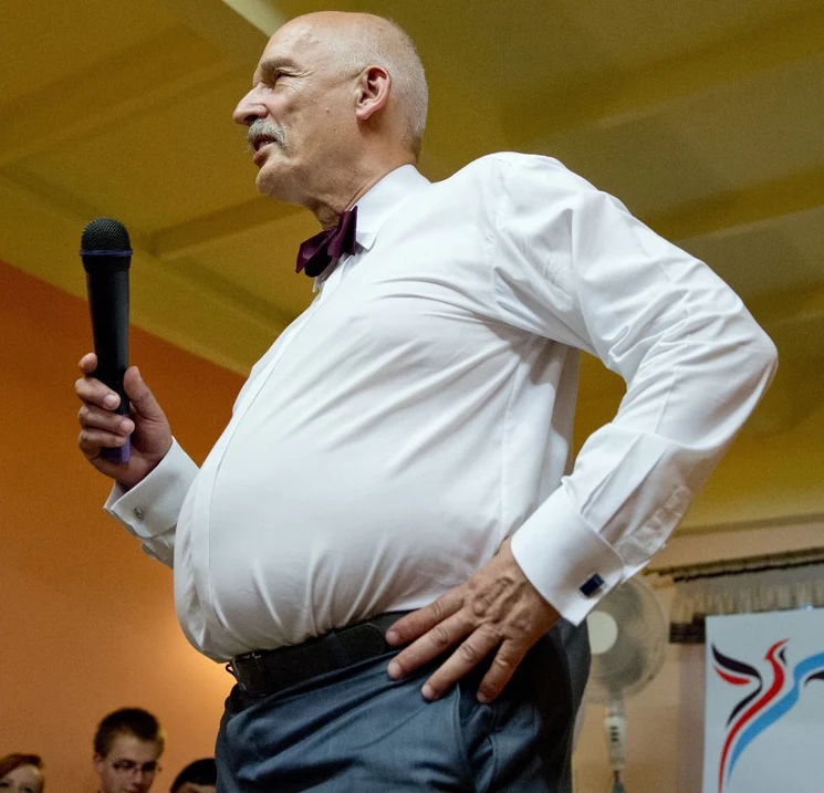 Janusz Korwin-Mikke w Jaśle Janusz Korwin-Mikke w Jaśle