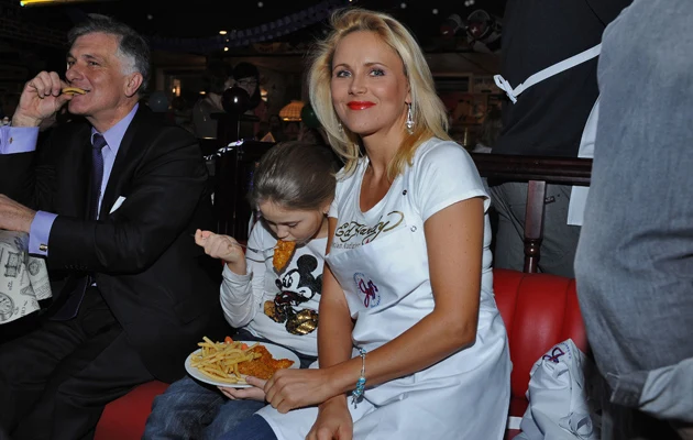 Anna Samusionek z córką Andżeliką na imprezie "Obiad z gwiazdami"
