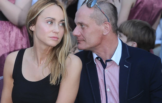 Piotr Zelt z ukochaną Katarzyną Krawczyk Piotr Zelt z ukochaną Katarzyną Krawczyk