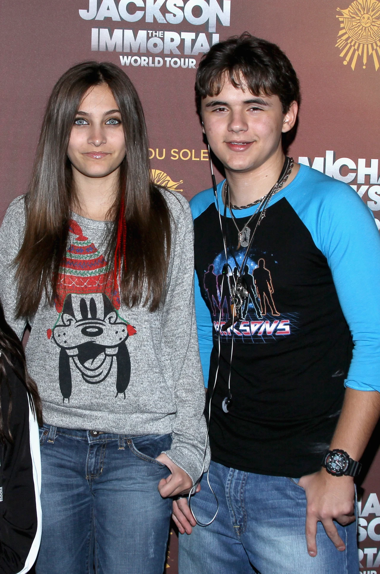 Paris Jackson z bratem