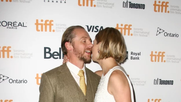 Rosamund Pike i Simon Pegg