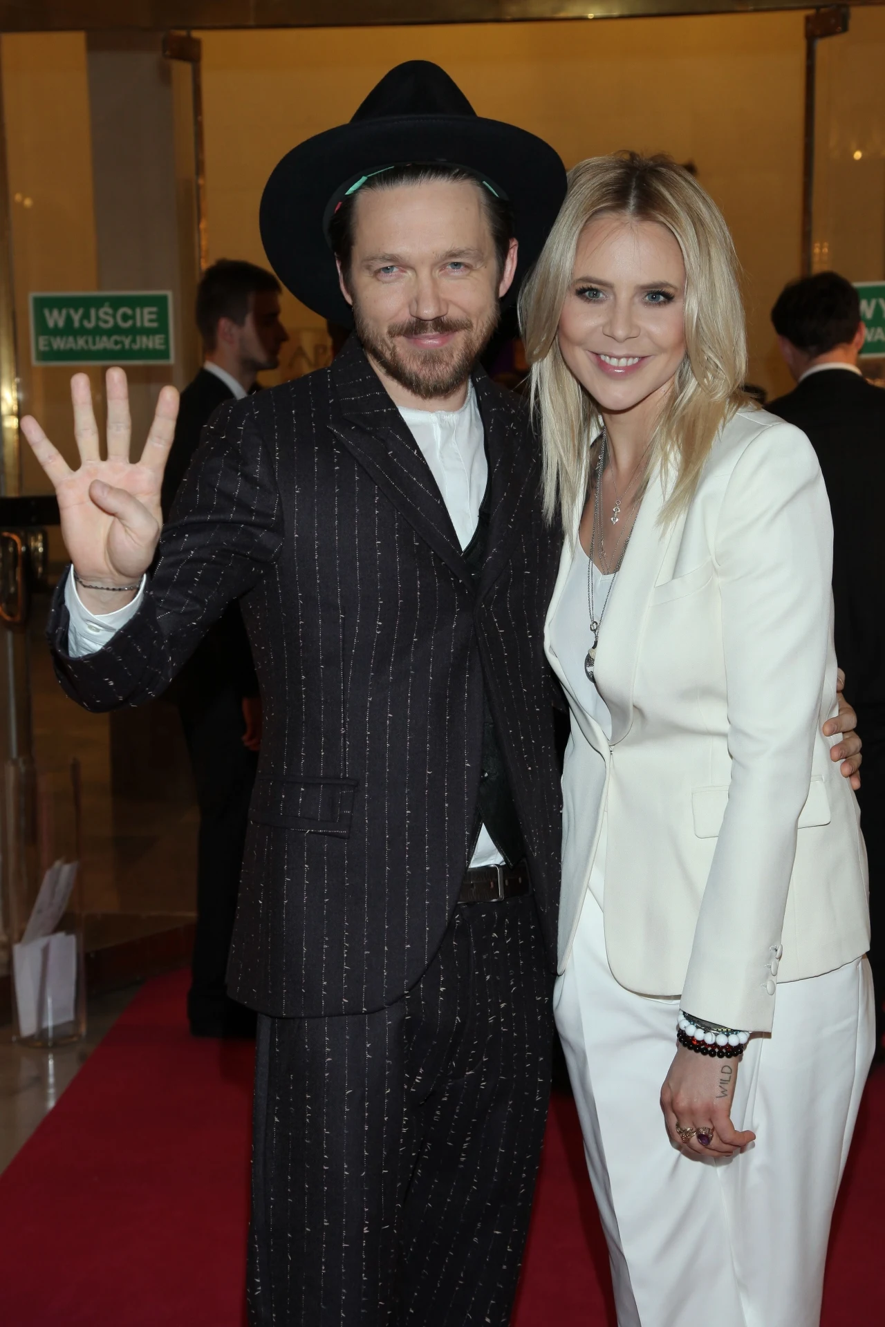 Maja Sablewska z partnerem Wojtkiem Mazolewskim Maja Sablewska z partnerem Wojtkiem Mazolewskim