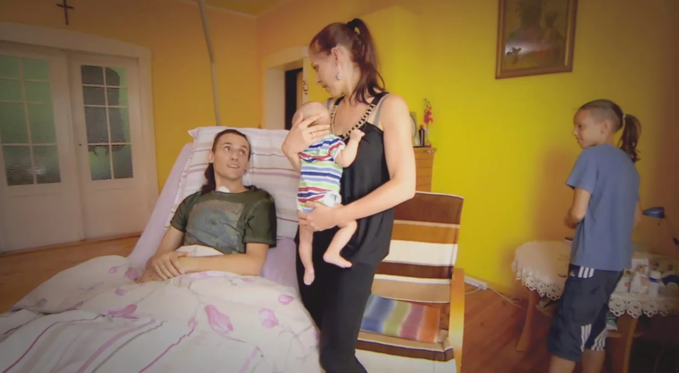 Tomasz Kowalski z rodziną Tomasz Kowalski z rodziną