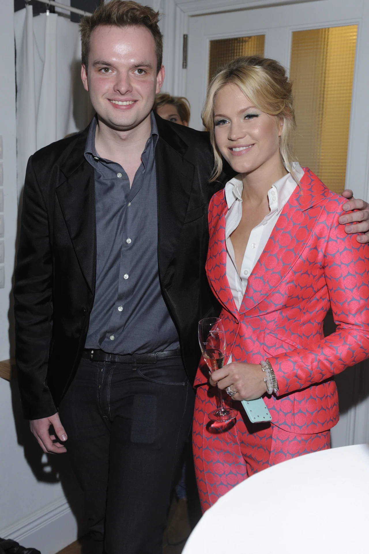 Jędrzej Dużyński i Zofia Ślotała na otwarciu restauracji