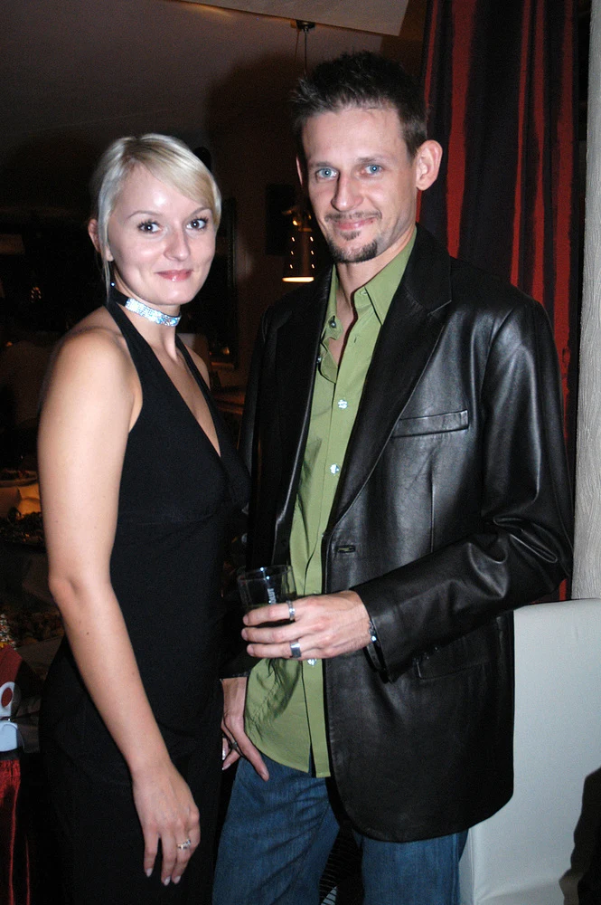 Michał Wójcik z byłą żoną Agnieszką Michał Wójcik z byłą żoną Agnieszką