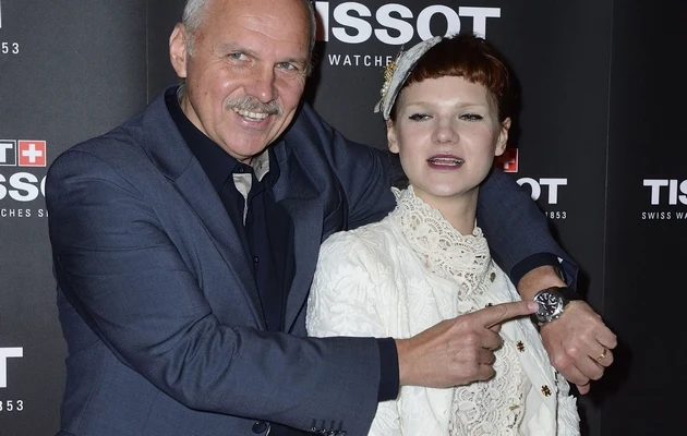 Tomasz Zubilewicz z córką