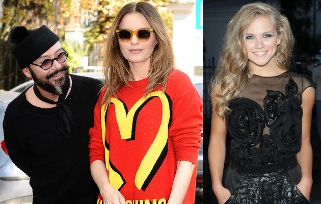 Tomek z Joanną i Agnieszka Kaczorowska