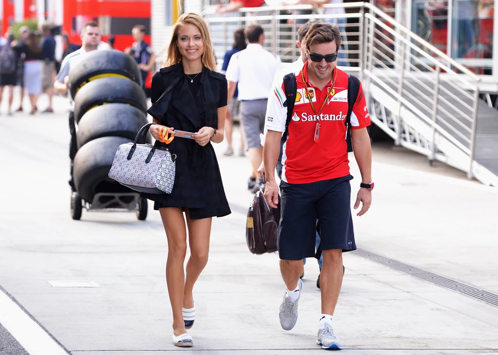 Fernando Alonso i Dasha Kapustina Fernando Alonso i Dasha Kapustina