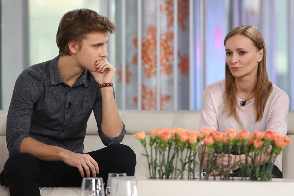 Maciek z mamą Maciek z mamą