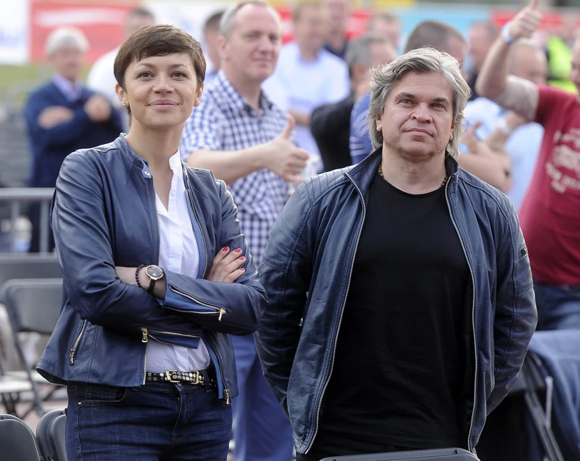 Jarosław Boberek z aktorką Magdaleną Turczeniewicz na Festiwalu Dobrego Humoru Jarosław Boberek z aktorką Magdaleną Turczeniewicz na Festiwalu Dobrego Humoru