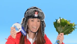 Selina Gasparin ze srebrnym medalem w Soczi