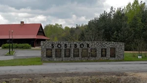 Miejsce byłego hitlerowskiego obozu zagłady w Sobiborze na lubelszczyźnie