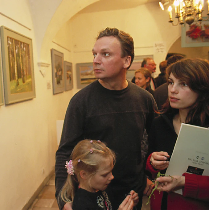 Grzegorz Ciechowski z rodziną Grzegorz Ciechowski z rodziną