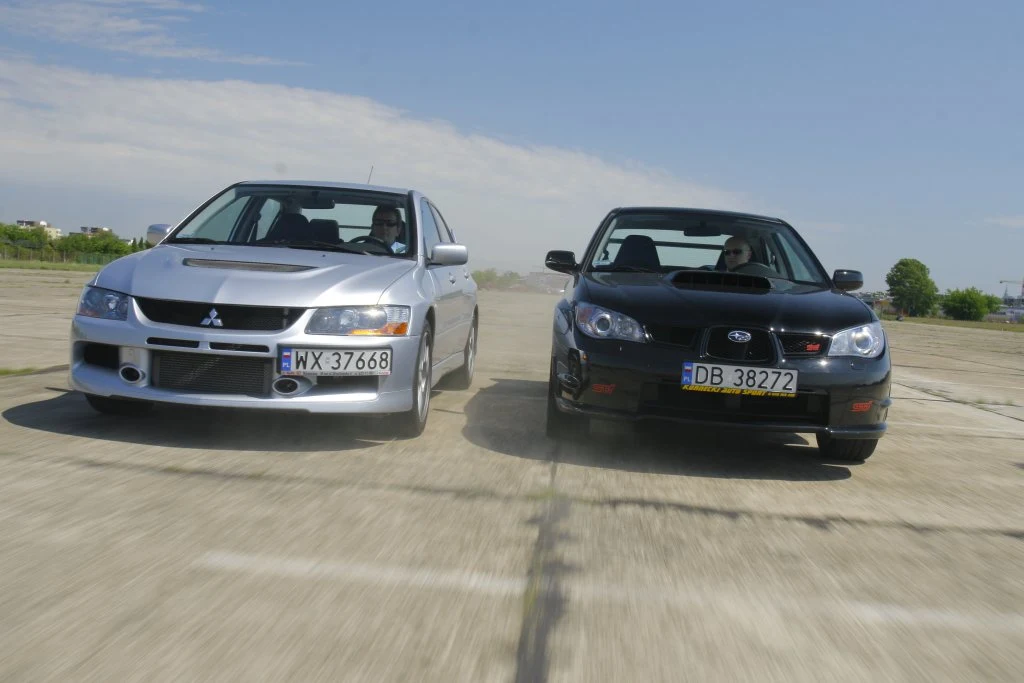Mitsubishi Lancer Evo IX (2006-2008), Subaru Impreza STI (2005-2007)