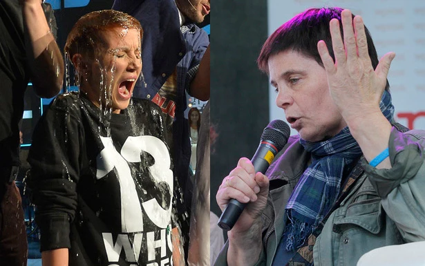 Kasia Zielińska oblana została przed kamerami w programie "Świat się kręci" Kasia Zielińska oblana została przed kamerami w programie "Świat się kręci"