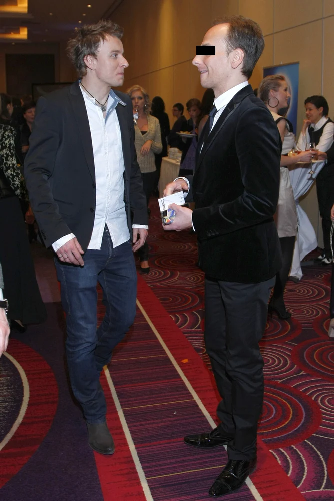 Dariusz K. ze swoim znajomym Piotrkiem Kupichą Dariusz K. ze swoim znajomym Piotrkiem Kupichą