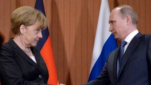 Angela Merkel i Władimir Putin