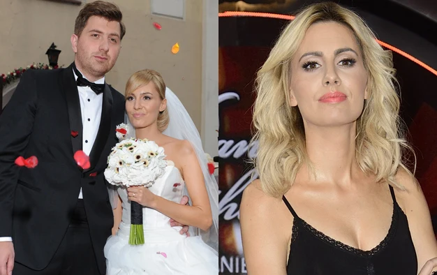 Agnieszka Popielewicz z Mikołajem Witem w dniu ślubu Agnieszka Popielewicz z Mikołajem Witem w dniu ślubu