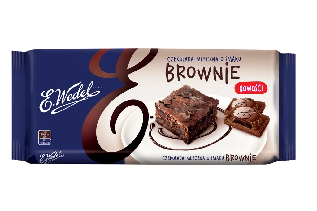 Czekolada z nadzieniem o smaku brownie Czekolada z nadzieniem o smaku brownie