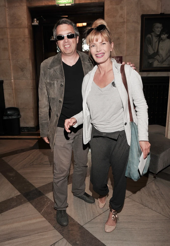 Małgorzata Lewińska z mężem, fotografem Bartoszem Mireckim Małgorzata Lewińska z mężem, fotografem Bartoszem Mireckim