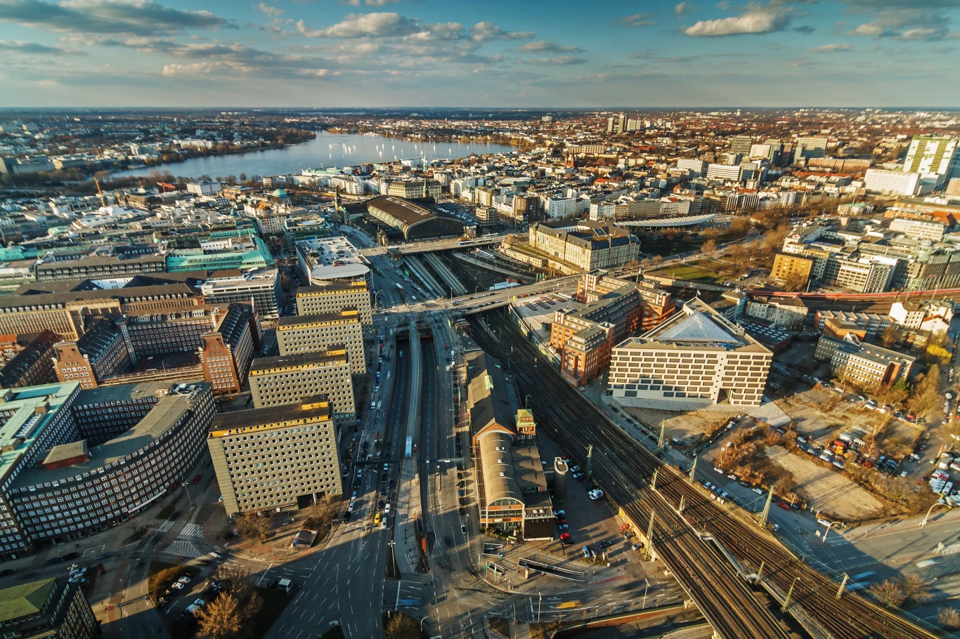 Panorama Hamburga. Panorama Hamburga.