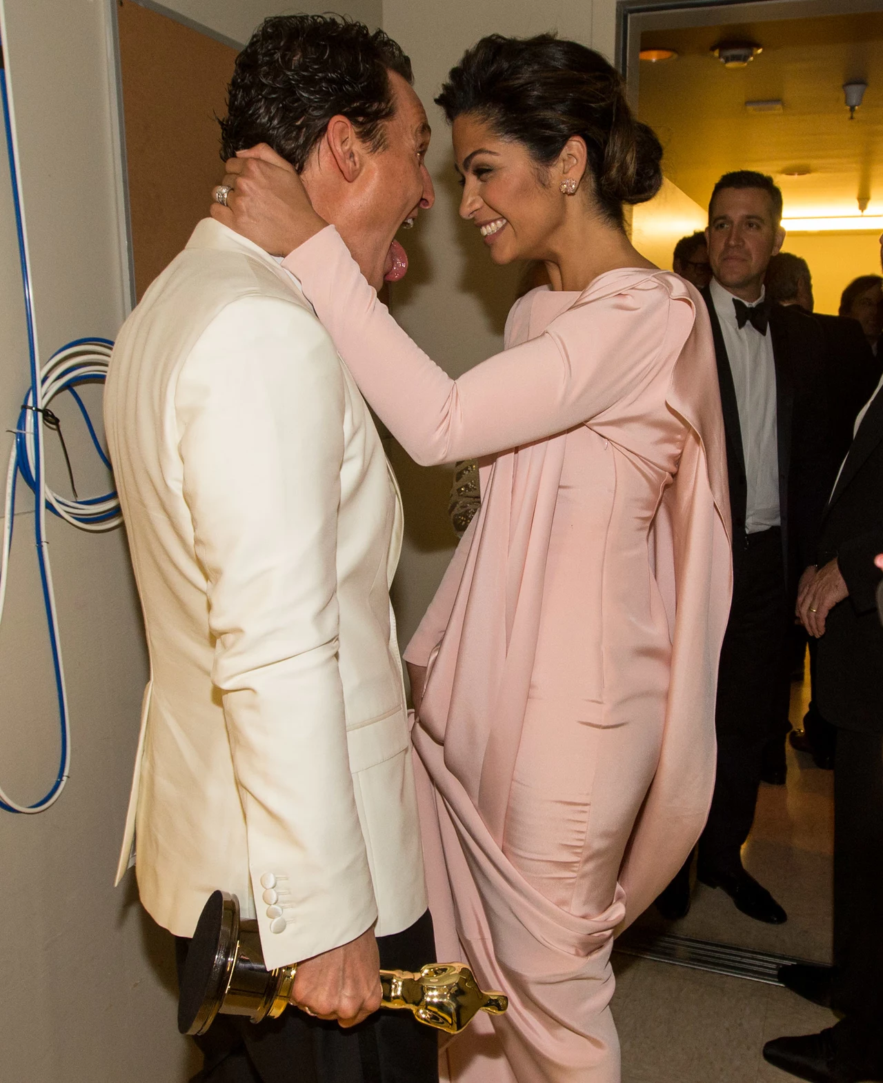 Matthew McConaughey z żoną Matthew McConaughey z żoną