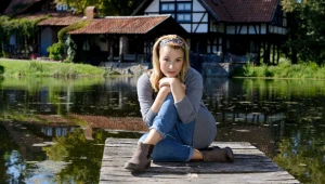 Joanna Brodzik w "Ciszy nad rozlewiskiem" 