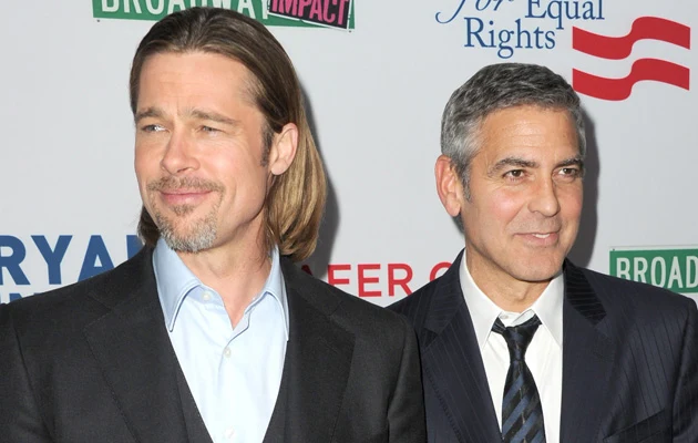 Brad Pitt i George Clooney