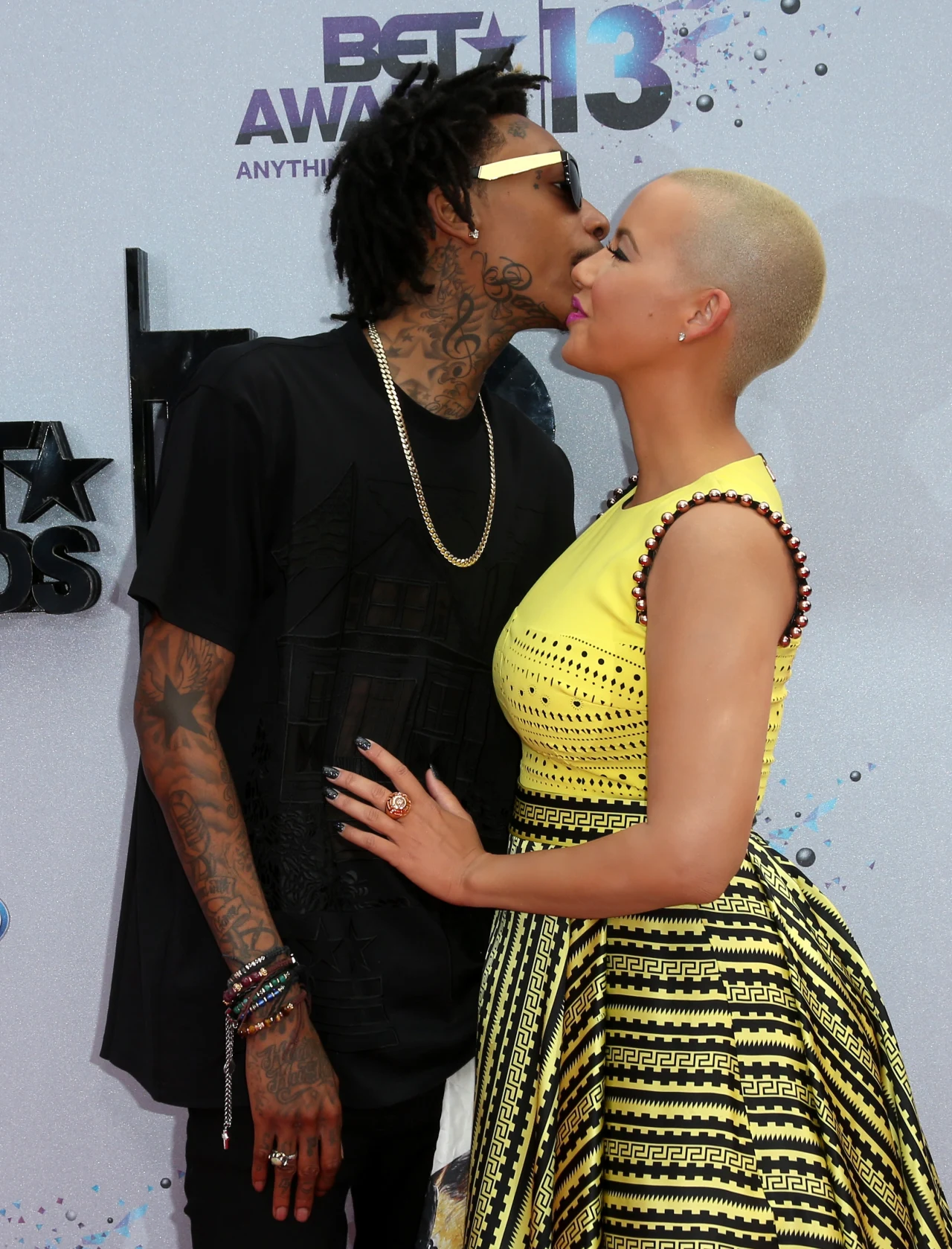 Amber Rose i Wiz Khalifa pobrali się w lipcu 2013 roku Amber Rose i Wiz Khalifa pobrali się w lipcu 2013 roku