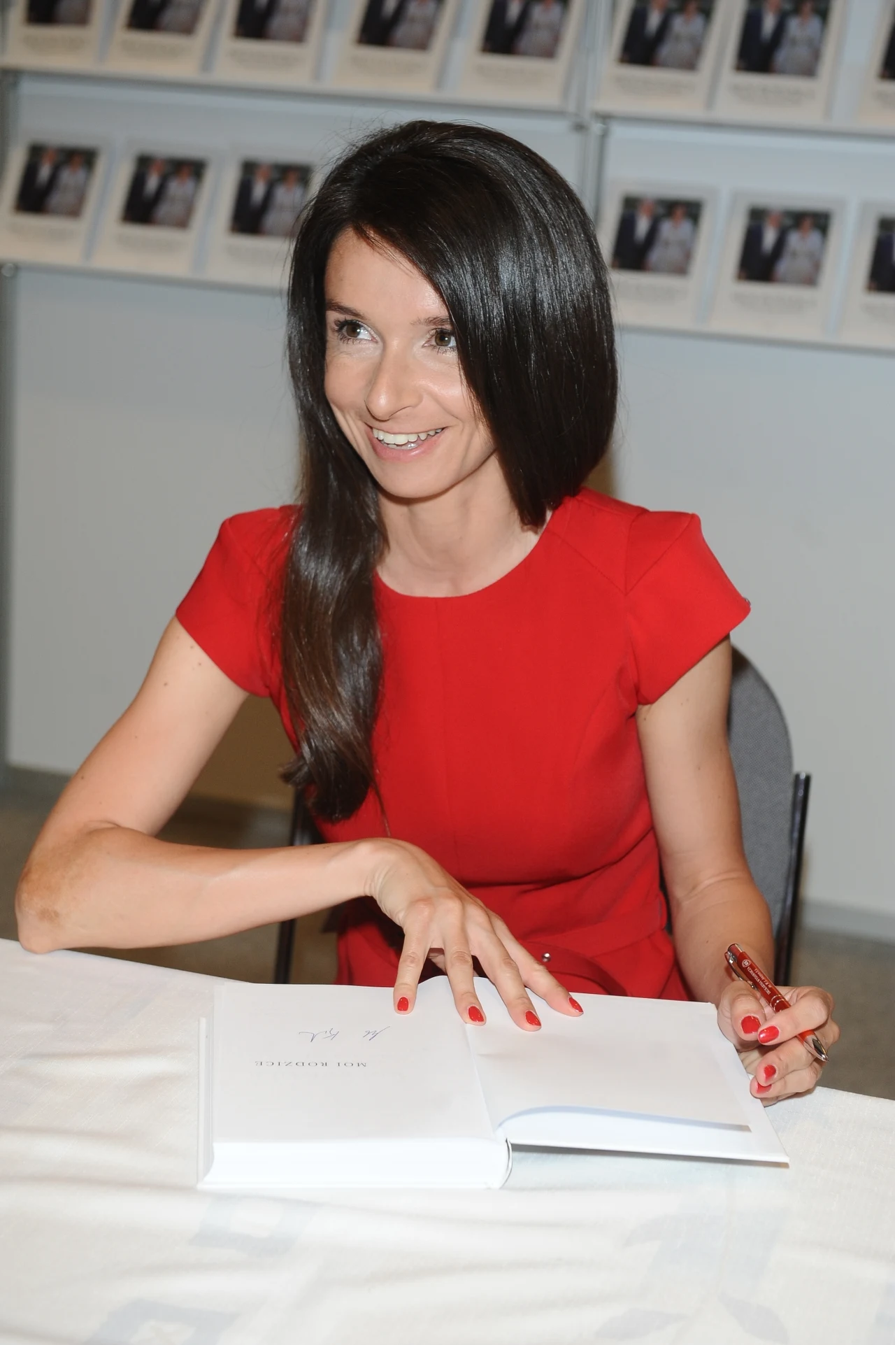 Marta Kaczyńska na promocji swojej książki