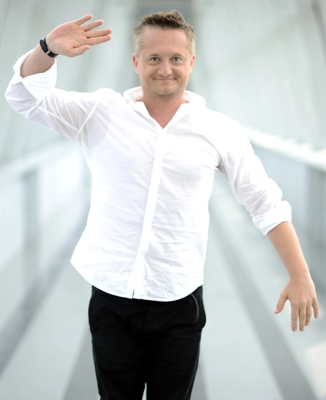 Mikołaj Cieślak w "Pytaniu na śniadanie" Mikołaj Cieślak w "Pytaniu na śniadanie"