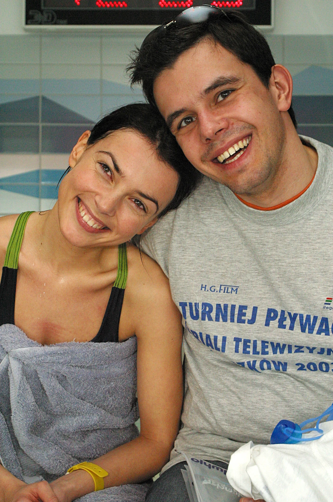 Kasia Glinka i Przemysław Gołdon w 2003 roku Kasia Glinka i Przemysław Gołdon w 2003 roku