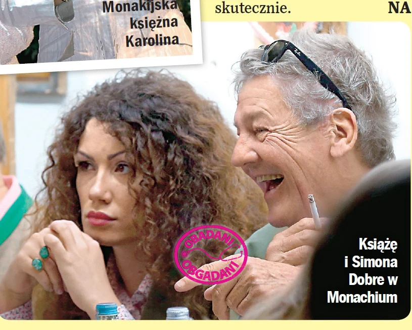 Ernest August V ze swoją kochanką Simoną Dobre