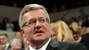 "Prezydent Bronisław Komorowski dostrzega trudności związane z poszukiwaniami bohaterów powojennego podziemia” fot. Peter Endig