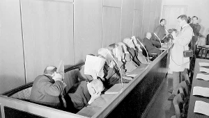 Członkowie załogi obozu zagłady w Treblince na ławie oskarżonych