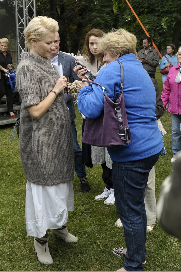 Małgorzata Kożuchowska w zaawansowanej ciąży Małgorzata Kożuchowska w zaawansowanej ciąży