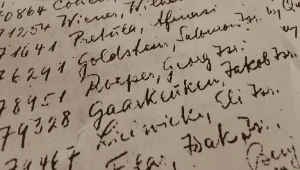 Kopia dokumentów znalezionych w puszce (z Archiwum Muzeum Auschwitz-Birkenau)