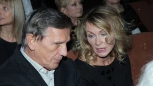 Jan Englert z żoną Beatą