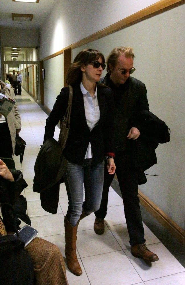 Ilona z Jackiem w trakcie rozprawy rozwodowej Ilona z Jackiem w trakcie rozprawy rozwodowej