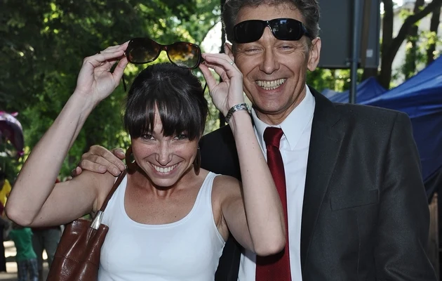 Karolina z tatą Karolina z tatą